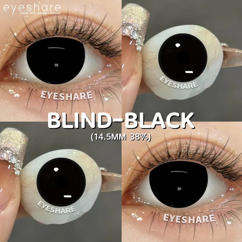 Rynx | Halloween lenses cosplay colors contact lenses for the eyes 1 pair black eye lens colored contact lenses white contact lenses blue lenses