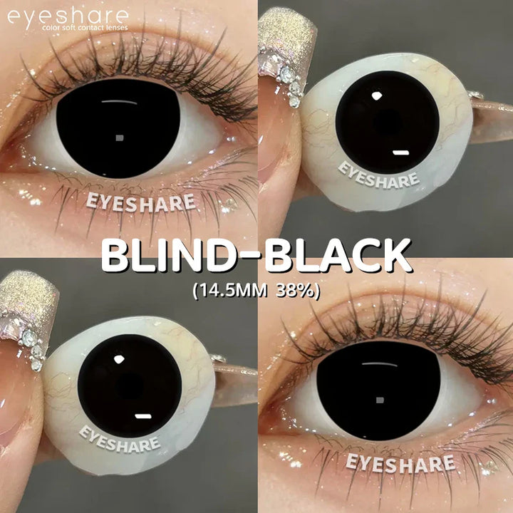 Rynx | Halloween lenses cosplay colors contact lenses for the eyes 1 pair black eye lens colored contact lenses white contact lenses blue lenses