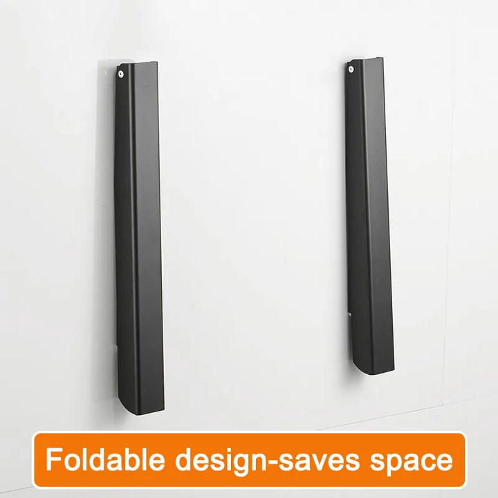 Lisslune | Space Saver Foldable Wall Clothes Aluminum Rack