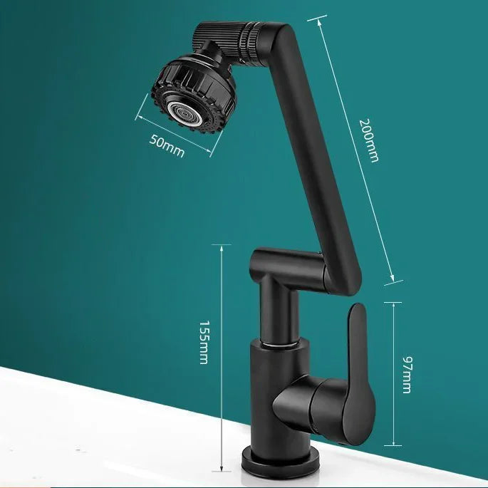 Lisslune | Spray water protected mechanical universal swivel arm faucet
