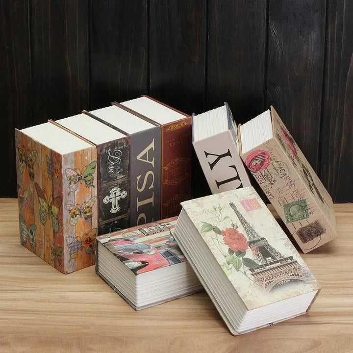 Lisslune | Secret Book Safe with Combination Lock for Hidden Valuable Items