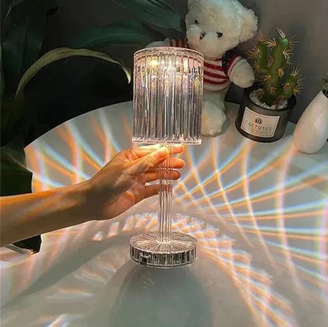 Lisslune | Crystal lamp with diamond-like multicolor effect