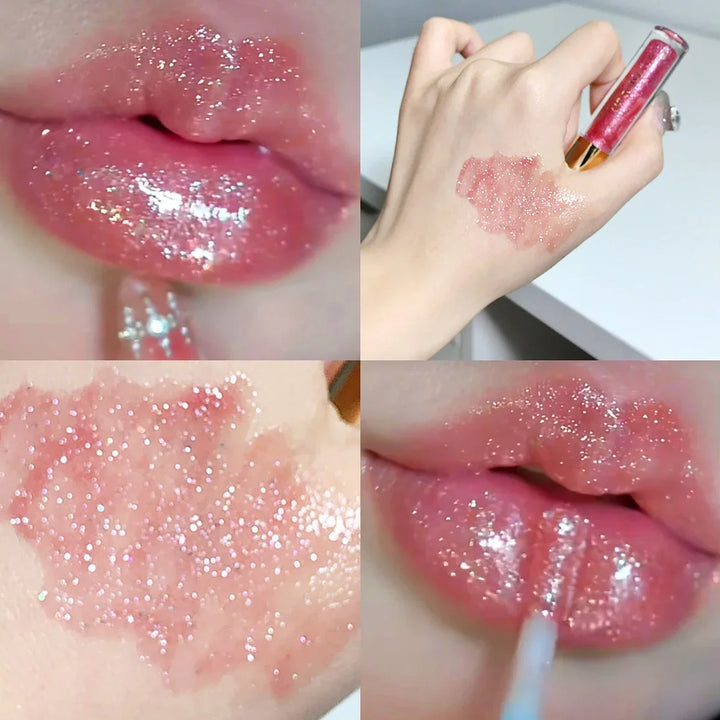 Rynx | Moisturizing, volumizing and sparkling lip gloss, water-glossing mirror lip shine, moisturizing and hydrating lip oil for sensual lips