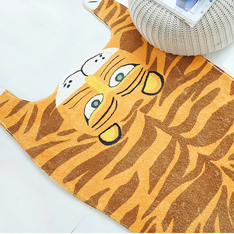 Rynx | Art Design Tiger Carpet Comfortable Soft Nightstand Carpet Luxurious Living Room Decoration Rugs Interesting Bedroom Rugs Carpet