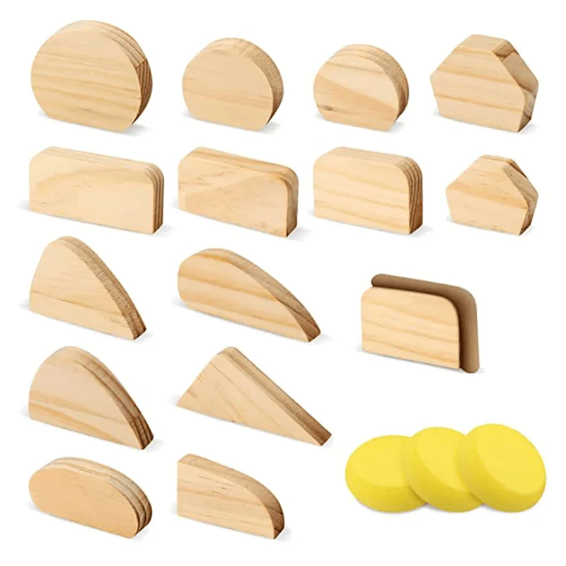 Lisslune | Creative Pottery Mug Handle Molding Set – 14 Unique Designs for Artistic Pottery