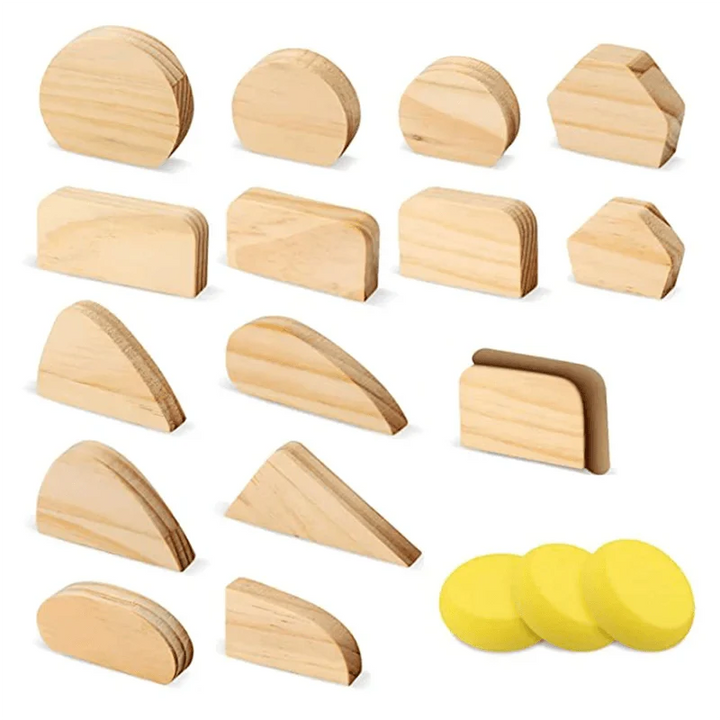 Lisslune | Creative Pottery Mug Handle Molding Set – 14 Unique Designs for Artistic Pottery