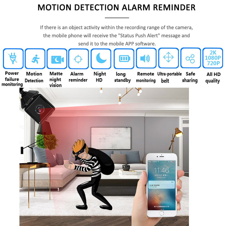 Lisslune | Mini HD Motion Detection Wifi Camera