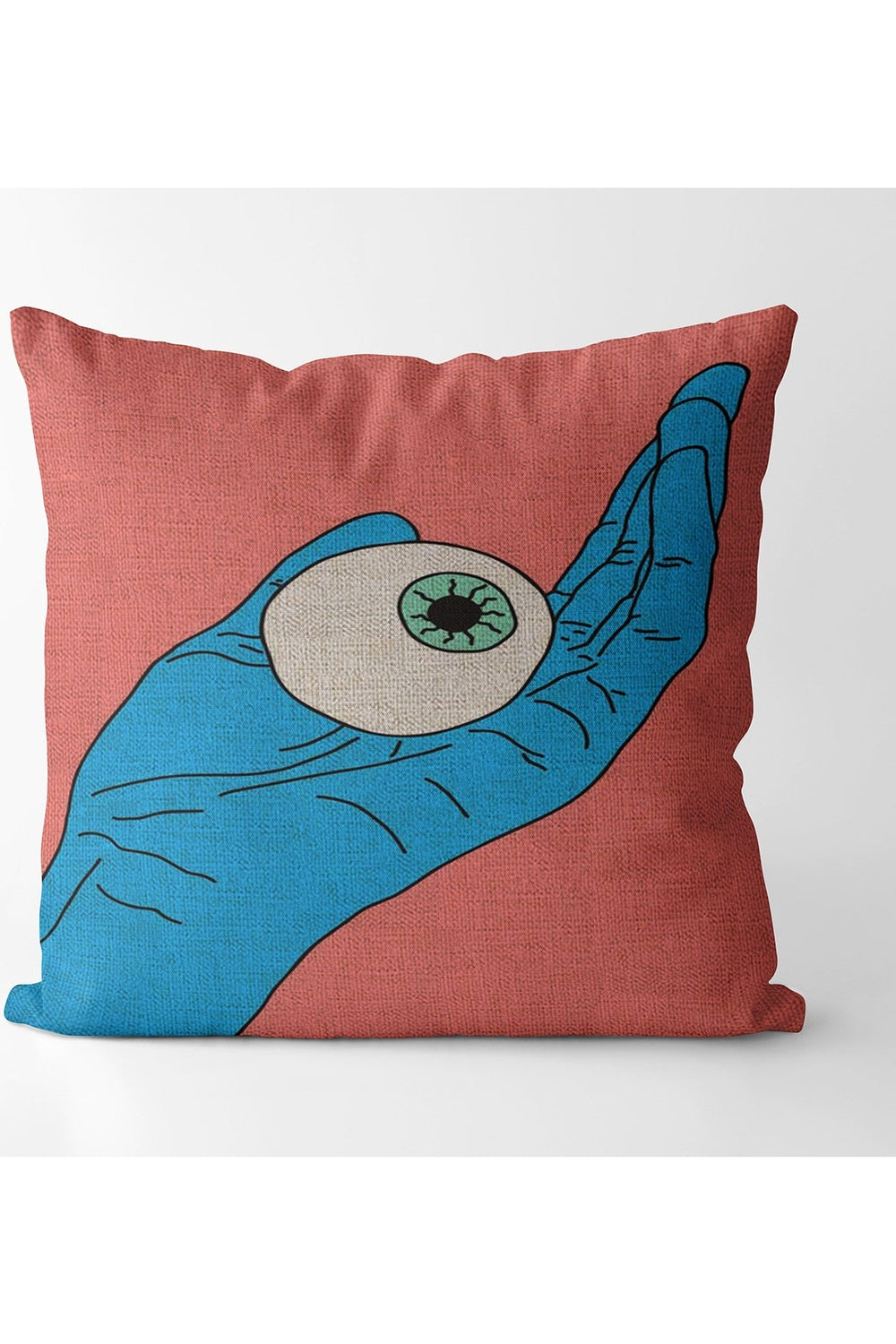 Lisslune | Pink square decorative pillowcase