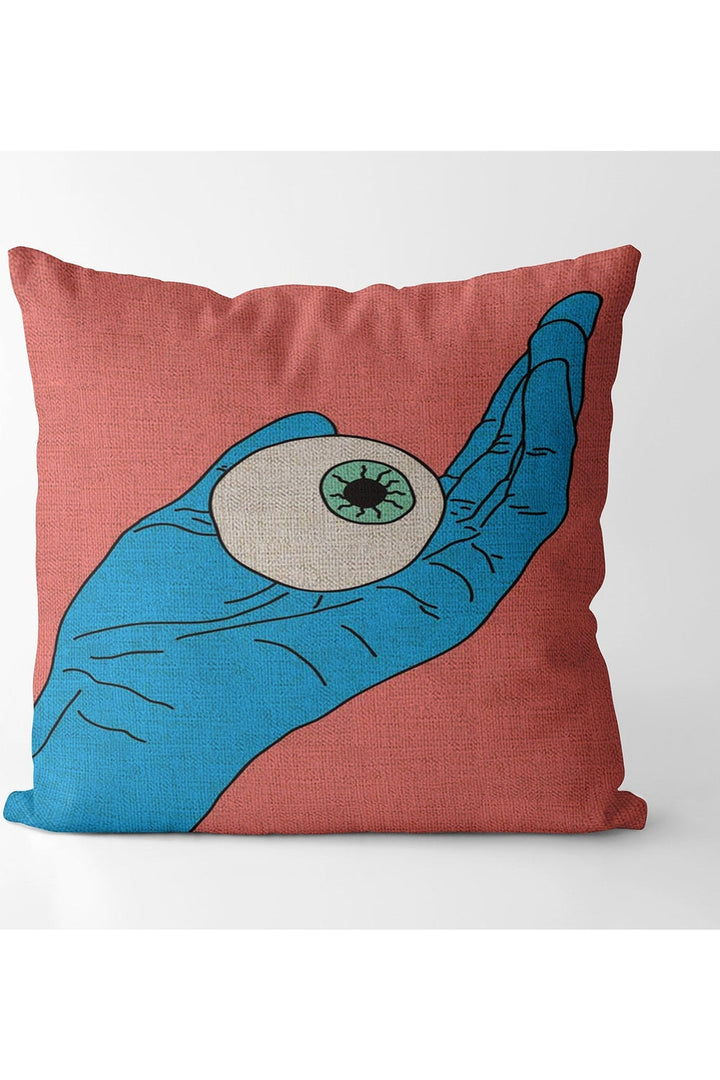 Lisslune | Pink square decorative pillowcase