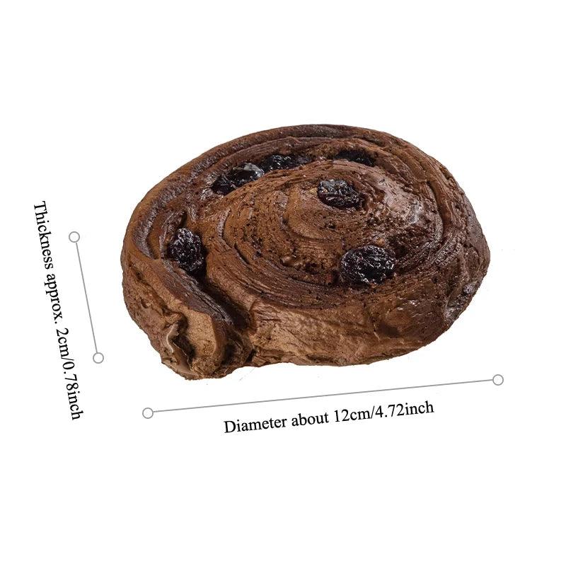 Lisslune | Realistic Caramel Cocoa Bread Model