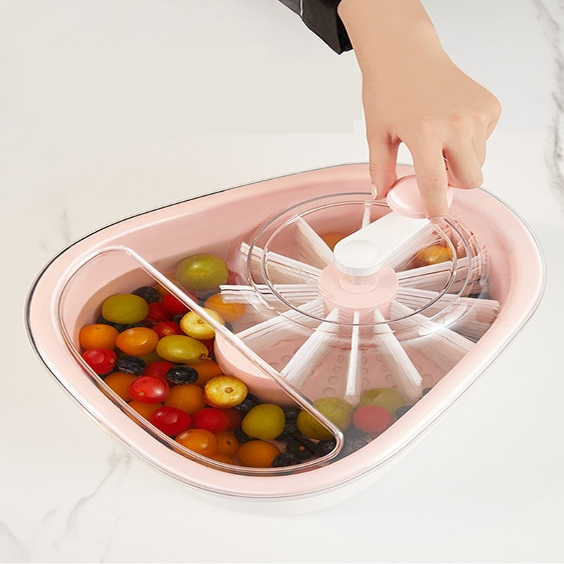 Lisslune | Manual Fruit Vegetable Washing Drainer Basket