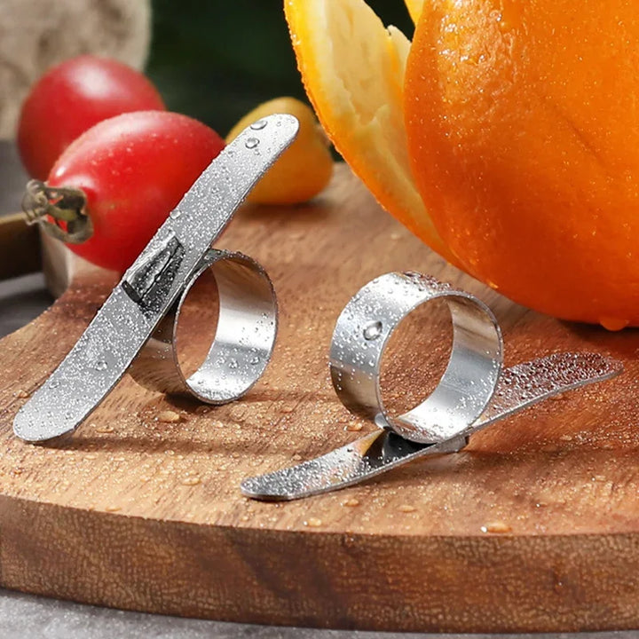 Lisslune | Stainless Steel Finger Easy Fruit Orange Peeler