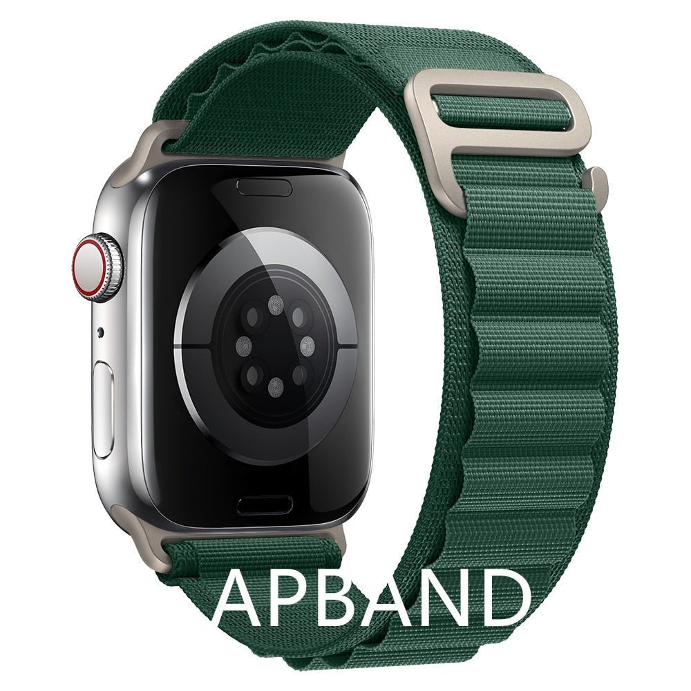 Lisslune | Apple Watch 3 5 SE 6 7 8 Ultra Nylon Strap