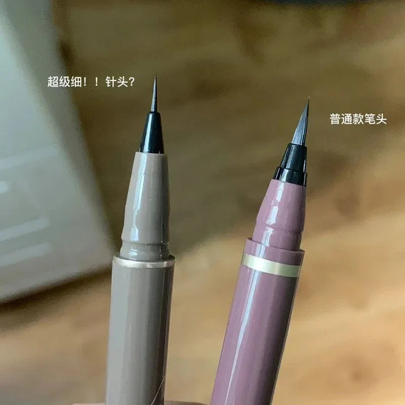 Rynx | Ultra-fine head liquid eyeliner pen sweat-proof long-lasting lying silk worm pen matte black eyeliner under eyelashes makeup cosmetics