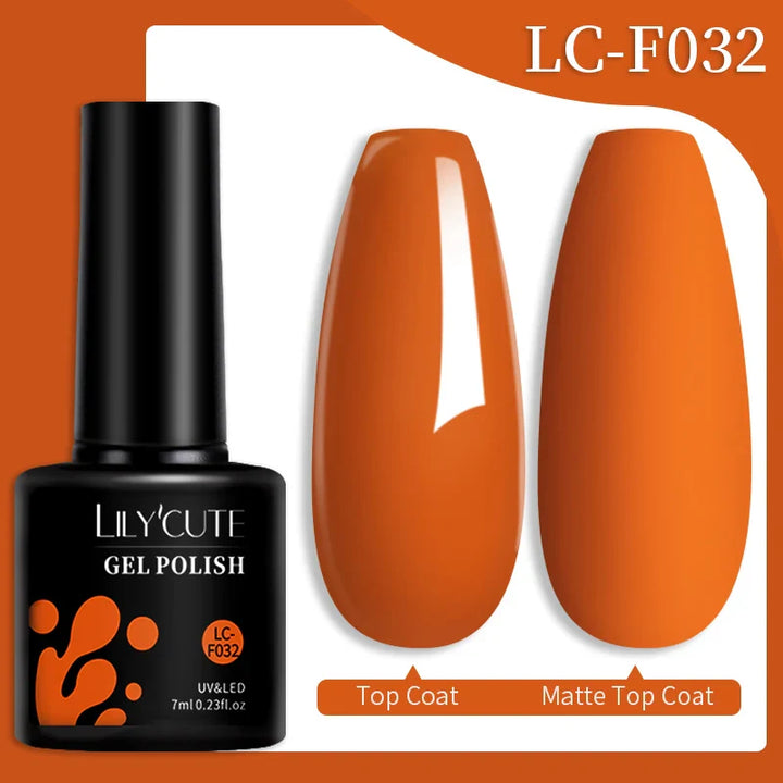 Rynx | 7ml Glitter Gel Nail Polish Semi Permanent Sequins Soak Off UV Gel Colorful DIY Nail Art Polishes