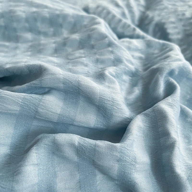 Rynx | INS Solid Color Bedding Comforter Sets Duvet Cover Bed Sheet Set Pillowcases Bedding Linens Set Queen/King Bed bedspreads