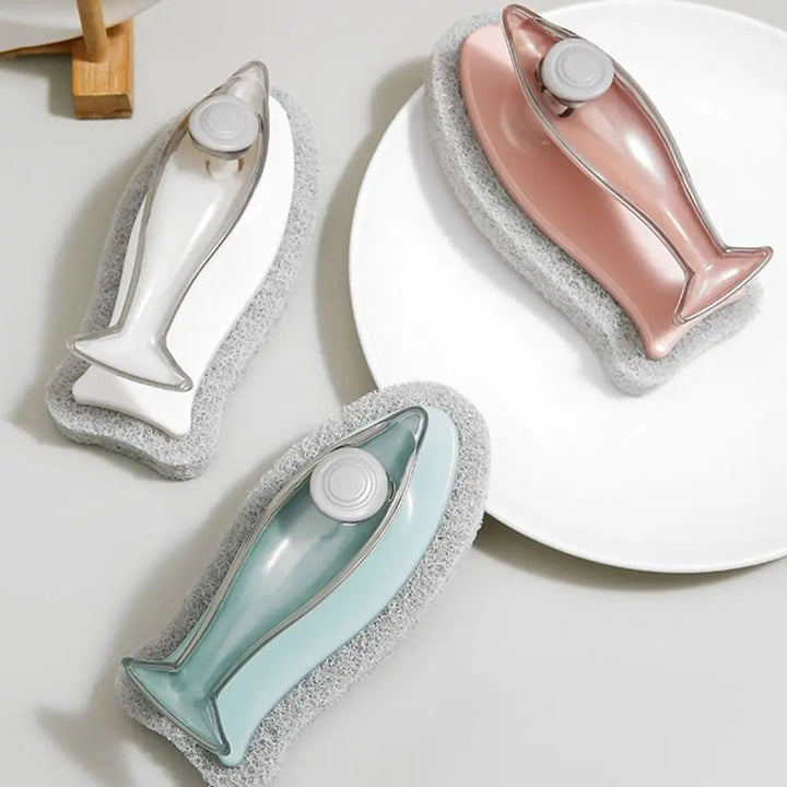 Lisslune | Soap Dispenser Dolphin-Shaped Kitchen Brush