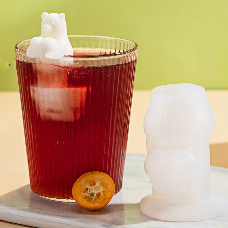 Lisslune | Heart Bear Hangable Ice Cube Mold