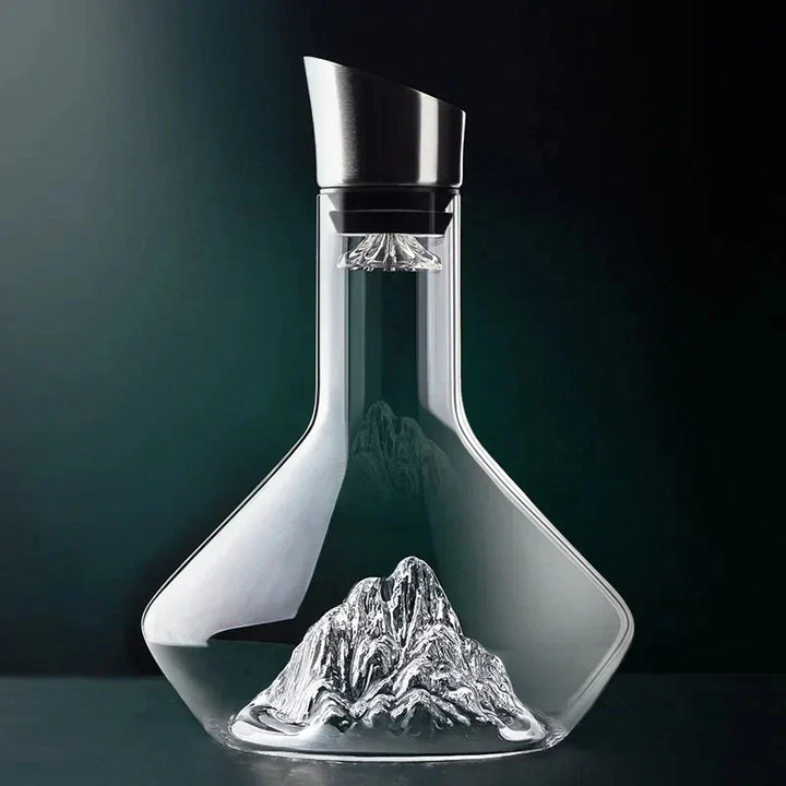 Lisslune | 1500ml Iceberg Decanter Creative lead-free crystal material luxury high-quality home red wine wine distributor decanter wine jug