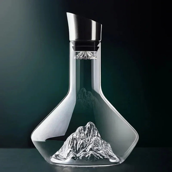Lisslune | 1500ml Iceberg Decanter Creative Lead-Free Crystal Material Luxury High-Quality Home Red Wine Distributor Decanter Wine Jug