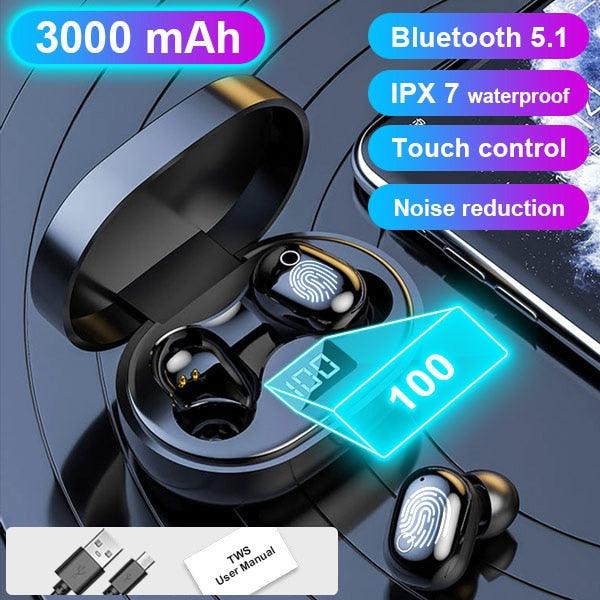 Lisslune | Active lifestyle wireless earbud set with 3500mAh charging case