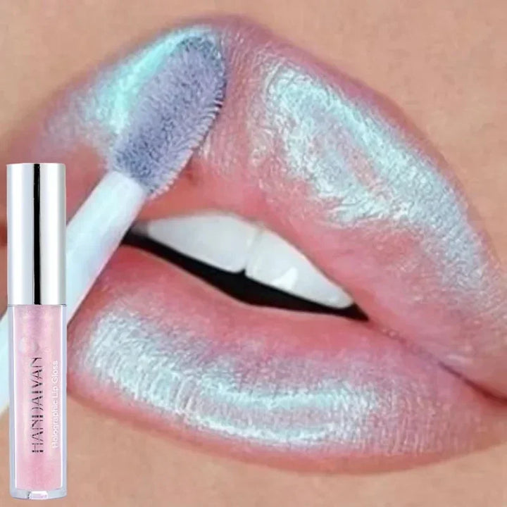 Rynx | Diamond Shimmer Lip Gloss Laser Holographic Lip Gloss Liquid Lipstick Mermaid Pigment Long-lasting Glitter Lip Gloss Lip Makeup