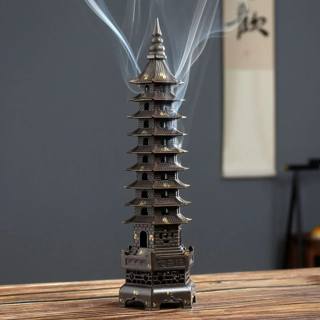 Lisslune | Zen Tower-Style Smoke Waterfall Incense Burner