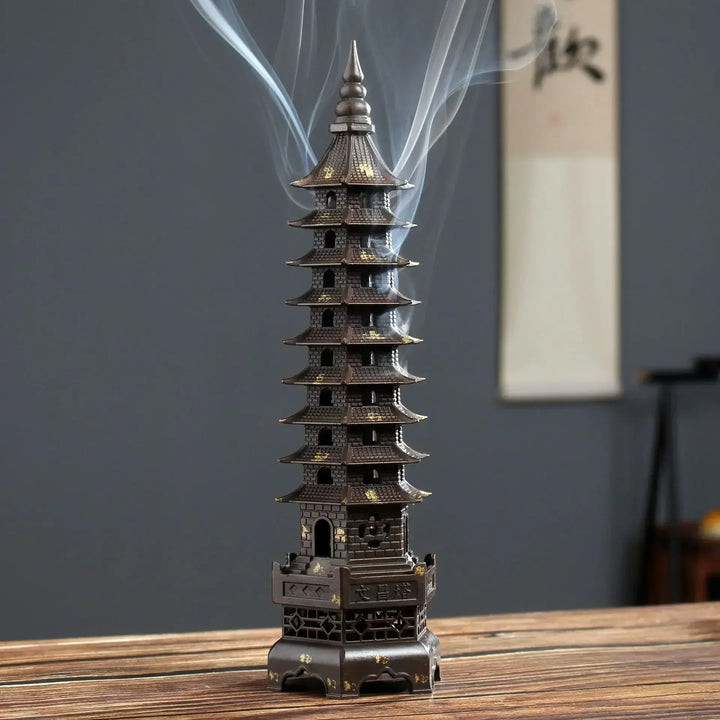 Lisslune | Zen Tower-Style Smoke Waterfall Incense Burner