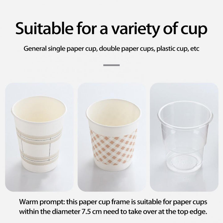 Lisslune | Wall-Mounted Easy Reach Paper Cup Dispenser