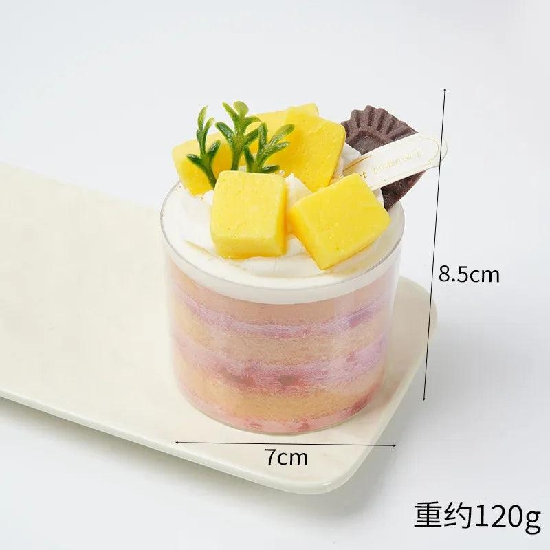 Lisslune | Charming Realistic Artificial Cupcake Decoration - 8.5 cm PVC Dessert Display