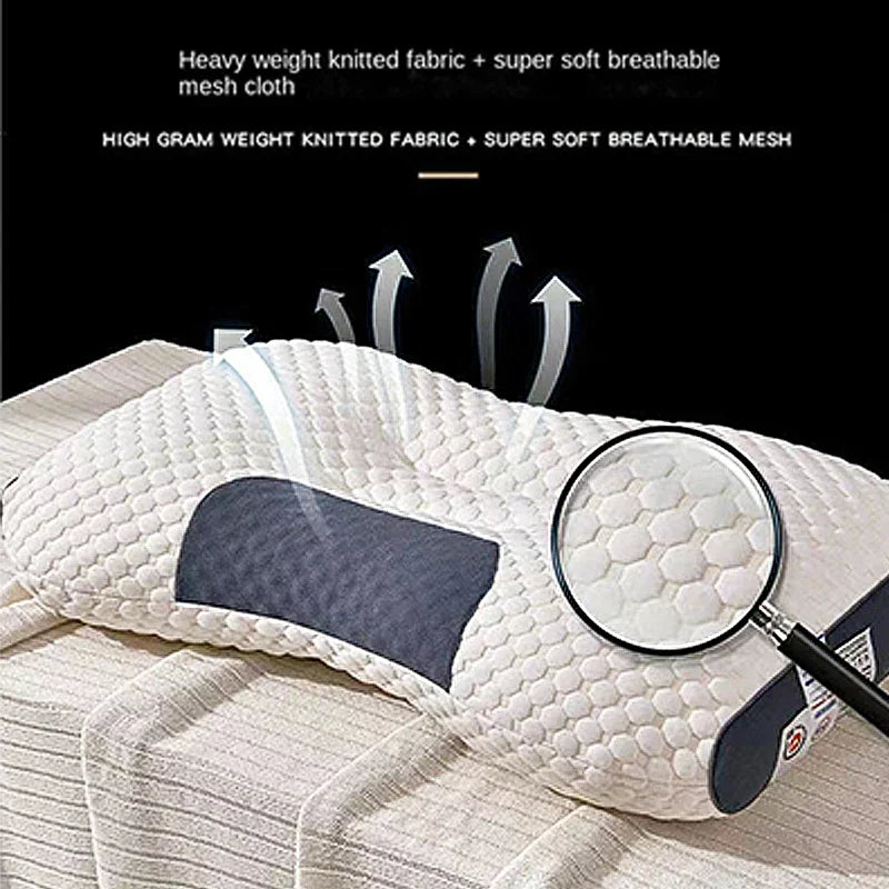 Lisslune | Orthopedic neck pillow with reverse traction for a patient, 48 x 74 cm