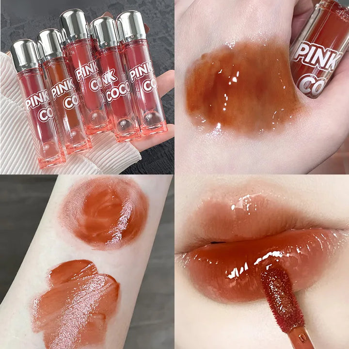 Rynx | Mirror Water Lip Gloss Lip Glass Moisture Liquid Lipstick Clear Shade Makeup Korean Lip Balm Women Cosmetics