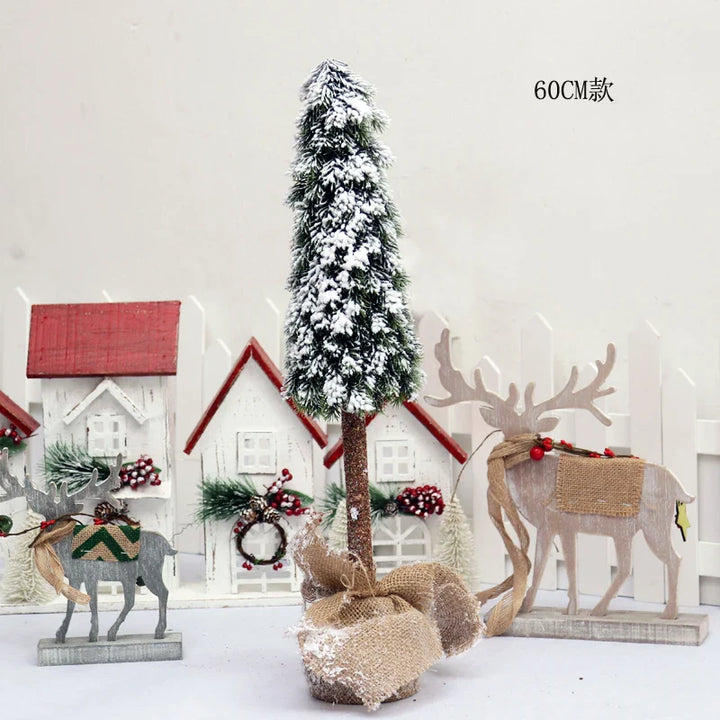 Rynx | Mini PE Christmas tree decoration Pine Topping Table Christmas tree Christmas home Party Wedding decoration New Year's gift