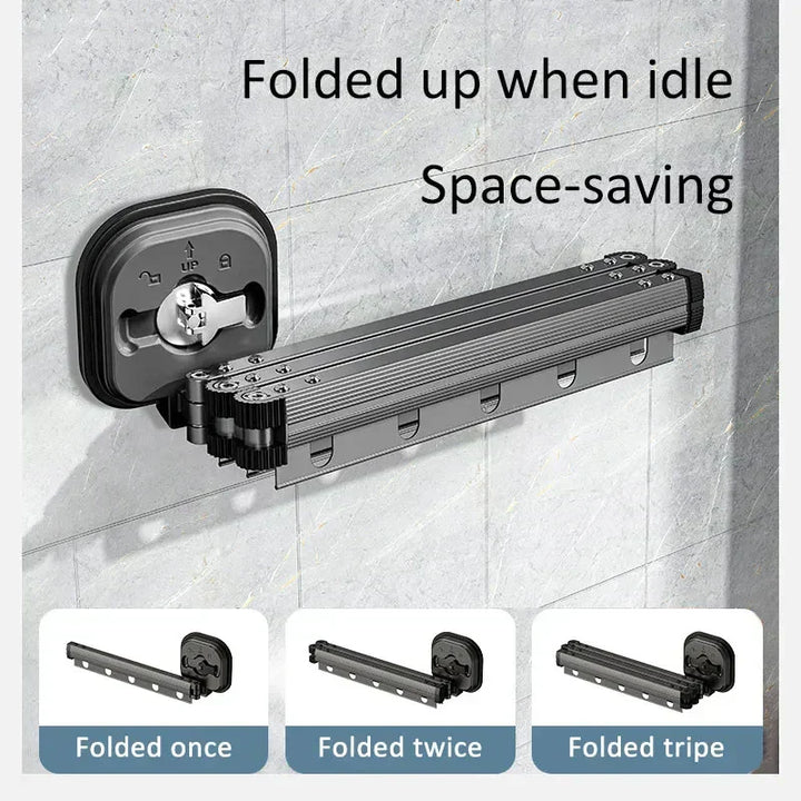 Lisslune | WallDry Flex – Foldable Wall-Mounted Clothes Dryer for Space-Saving Laundry