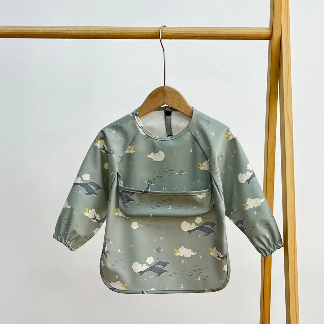 Lisslune | Long-sleeve waterproof art apron for children