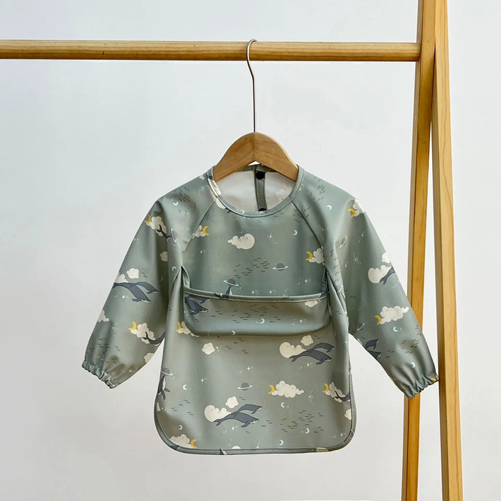Lisslune | Long-sleeve waterproof art apron for children