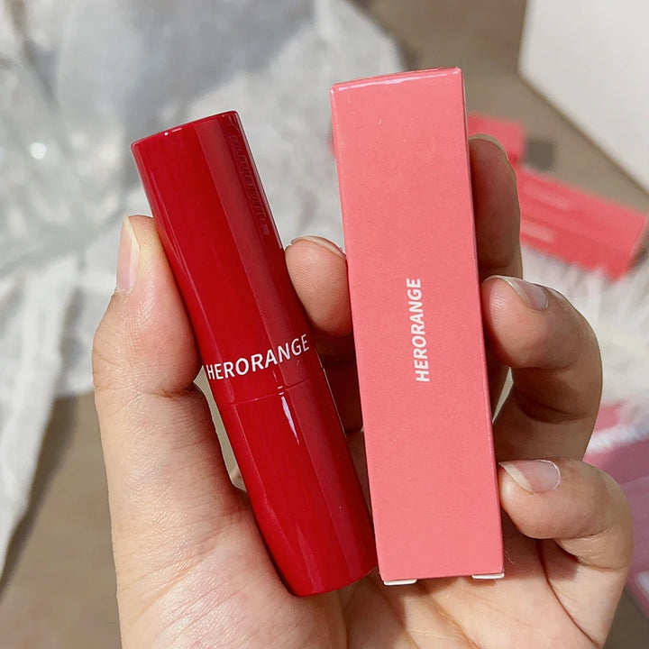 Rynx | Tinted Moisturizing Lipstick Waterproof Mirror Jelly Cherry Red Lip Lacquer Long-lasting Non-Sticky Cup Clear Solid Lip Gloss Cosmetics