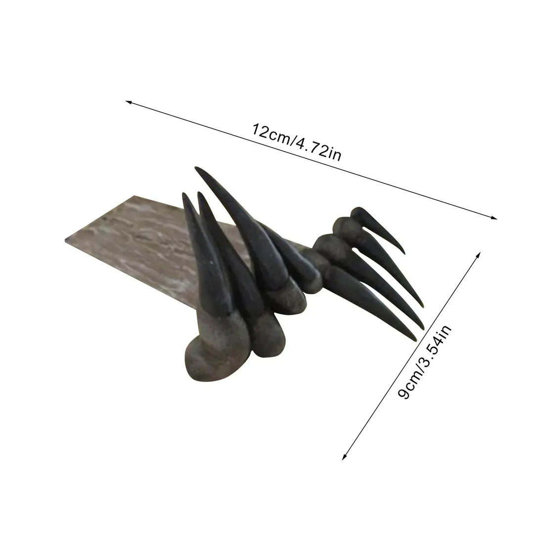 Rynx | Thriller Devil's Hand Bookmark Witch's Hand Bookmark Art Figures Room Decoration Horror Halloween Decoration Gifts for Children Friends