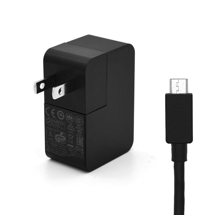 Lisslune | 5.2V 2.5A AC power adapter charger with 1.5m Micro USB charging cable, For Microsoft Surface 3, CE certified