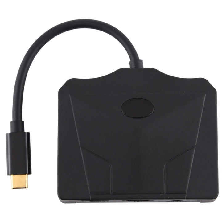 Lisslune | V178B USB-C / Type-C to USB 3.0 x 3 + USB-C / Type-C + HDMI + Audio port + SD / TF card reader Multi-Function HUB Adapter