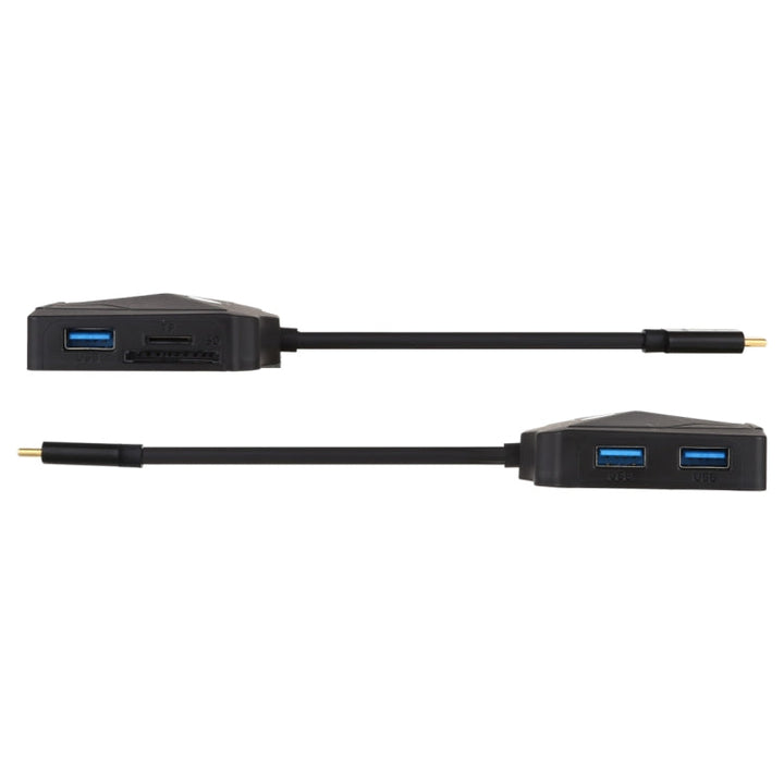 Lisslune | V178B USB-C / Type-C to USB 3.0 x 3 + USB-C / Type-C + HDMI + Audio port + SD / TF card reader Multi-Function HUB Adapter
