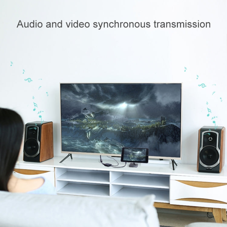 Lisslune | V178B USB-C / Type-C to USB 3.0 x 3 + USB-C / Type-C + HDMI + Audio port + SD / TF card reader Multi-Function HUB Adapter