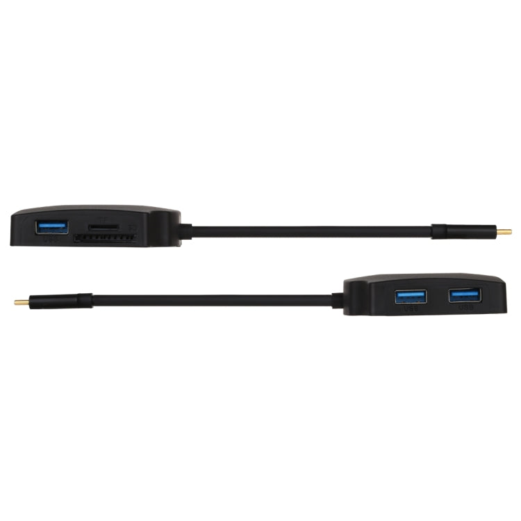 Lisslune | V178A USB-C / Type-C to USB 3.0 x 3 + USB-C / Type-C + HDMI + Audio port + SD / TF card reader multifunctional hub adapter