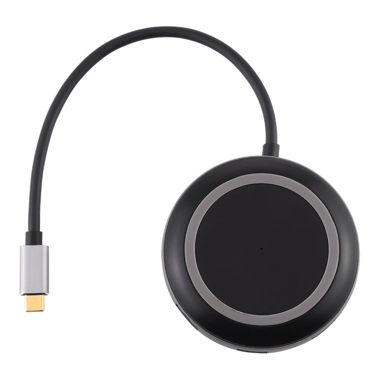 Lisslune | USB-C / Type-C to USB 3.0 x 3 + USB-C / Type-C + HDMI + RJ45 + SD / TF Card Reader Multifunction HUB Adapter
