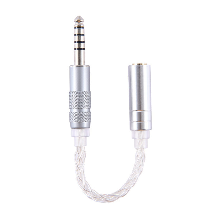 Lisslune | ZS0021 4.4mm Male to 3.5mm Female Balance Adapter Cable (Silver)