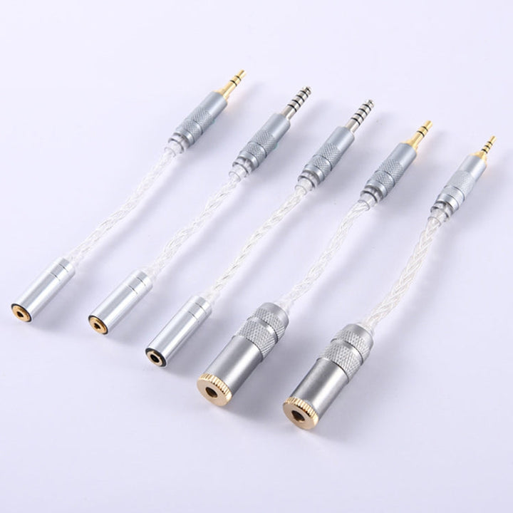 Lisslune | ZS0021 4.4mm Male to 3.5mm Female Balance Adapter Cable (Silver)