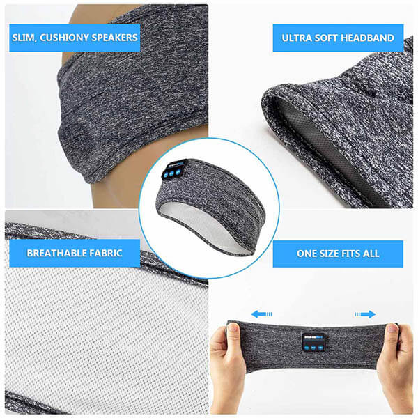 Lisslune | SymphonyBand Sleepband with Wireless Headphones – Comfortable Sleeping & Relaxing