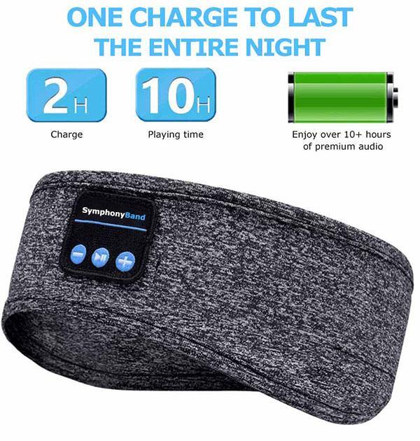 Lisslune | SymphonyBand Sleepband with Wireless Headphones – Comfortable Sleeping & Relaxing