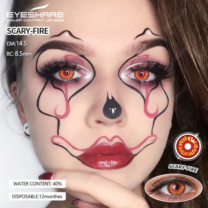 Rynx Cosplay Frightening Fire 14.5mm 1 Pair | 1 Year
