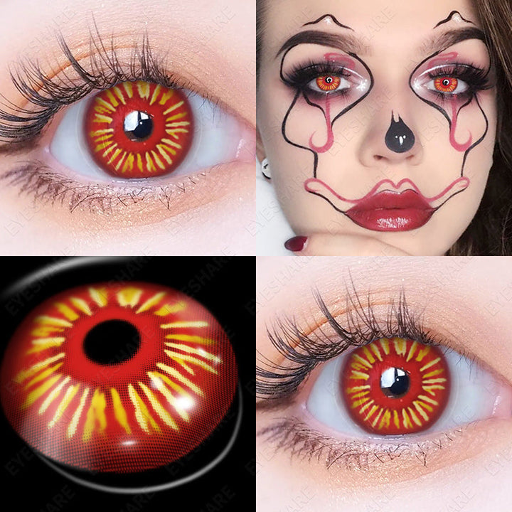 Rynx Cosplay Frightening Fire 14.5mm 1 Pair | 1 Year